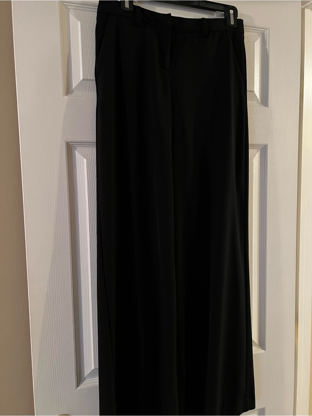 New York & Company Black Wide-Leg Dress Pants